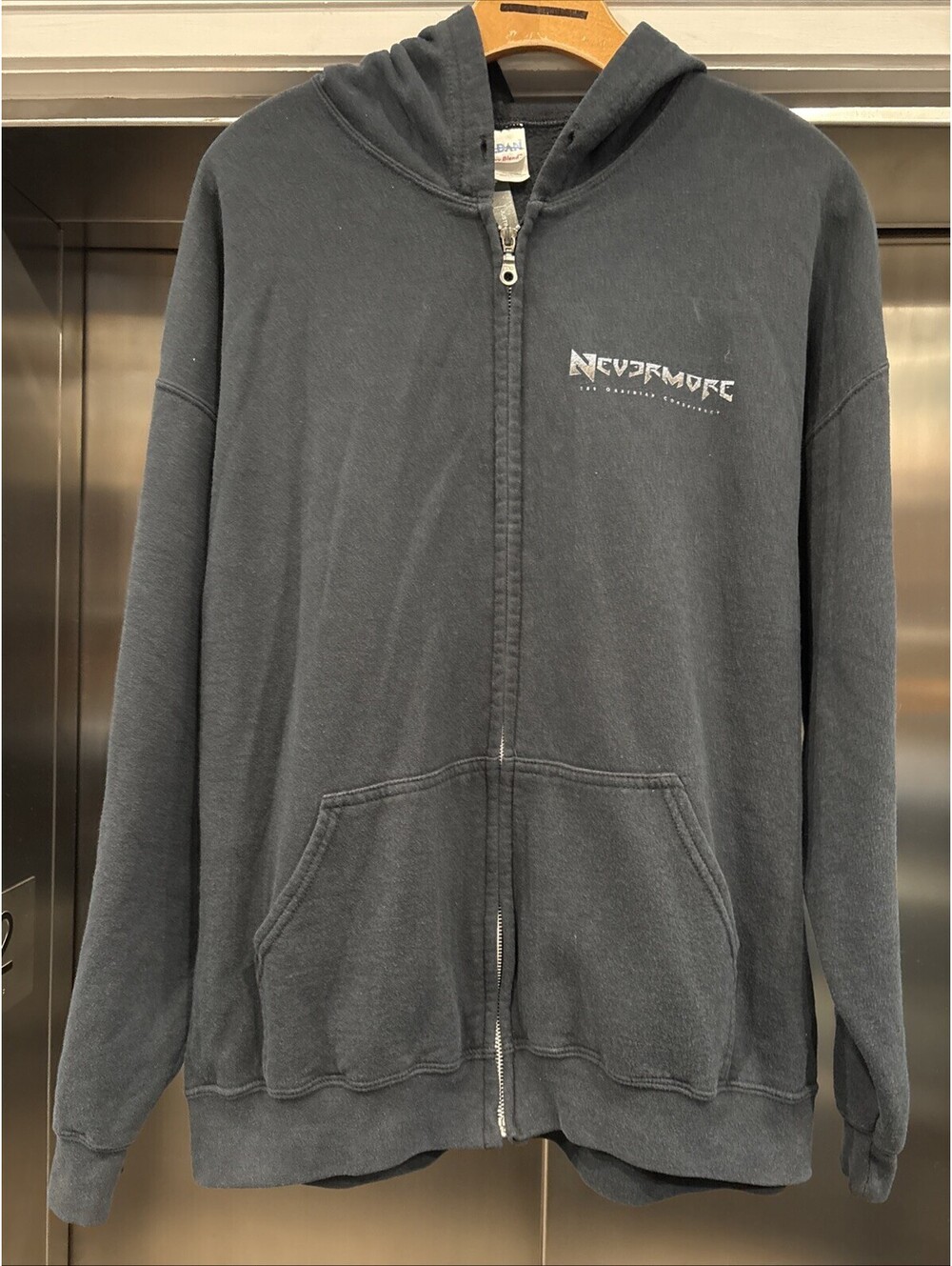 Vintage 2010 Nevermore The Obsidian Conspiracy Sweater Sz XL